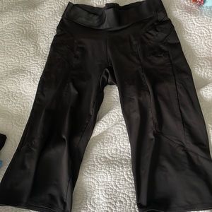 Black Puma Capri Pants